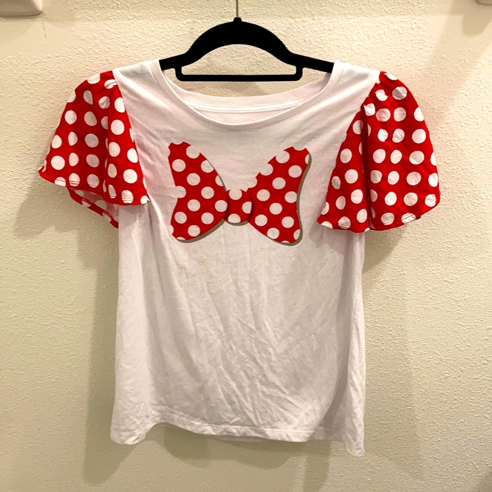 Minnie mouse polkadotted shirt
